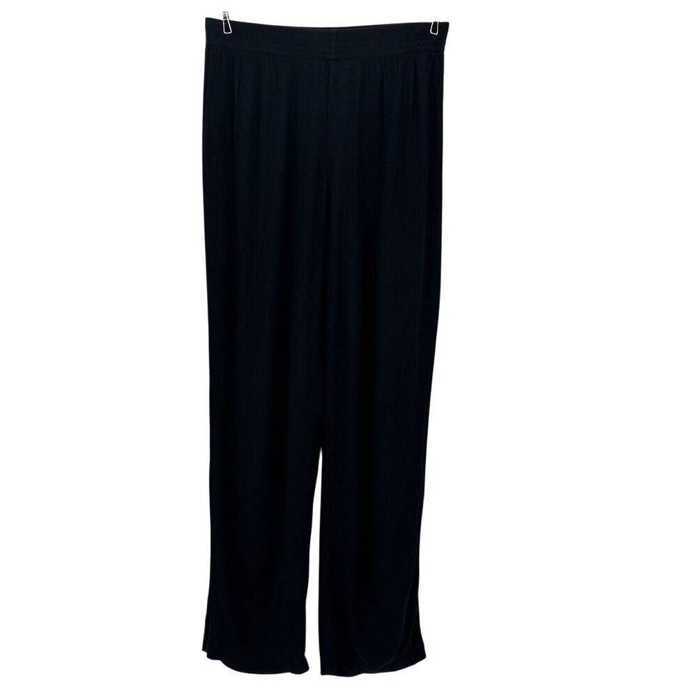 Aritzia Babaton Pants Womens XS Pants Crepe Pull On Black Elastic Waist Lined